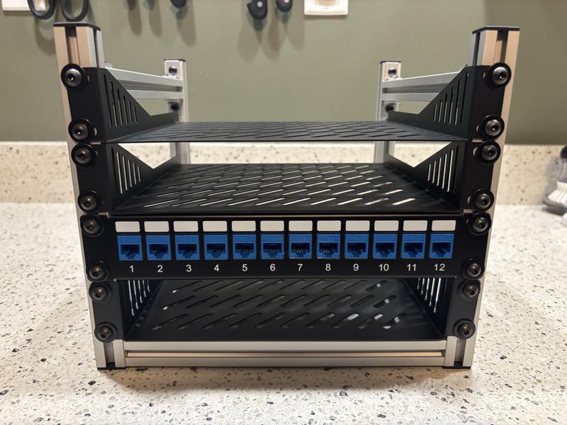 mini-rack assembled